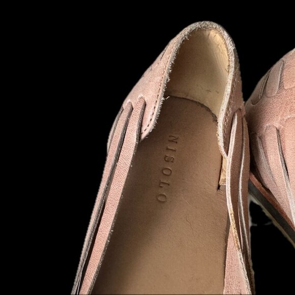 Nisolo Women's Huarache Sandal - Almond- Size 8 - Picture 3 of 9